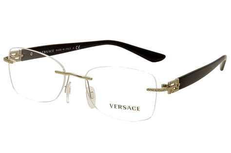 versace glasses pink frame|Versace rimless eyeglass frames.